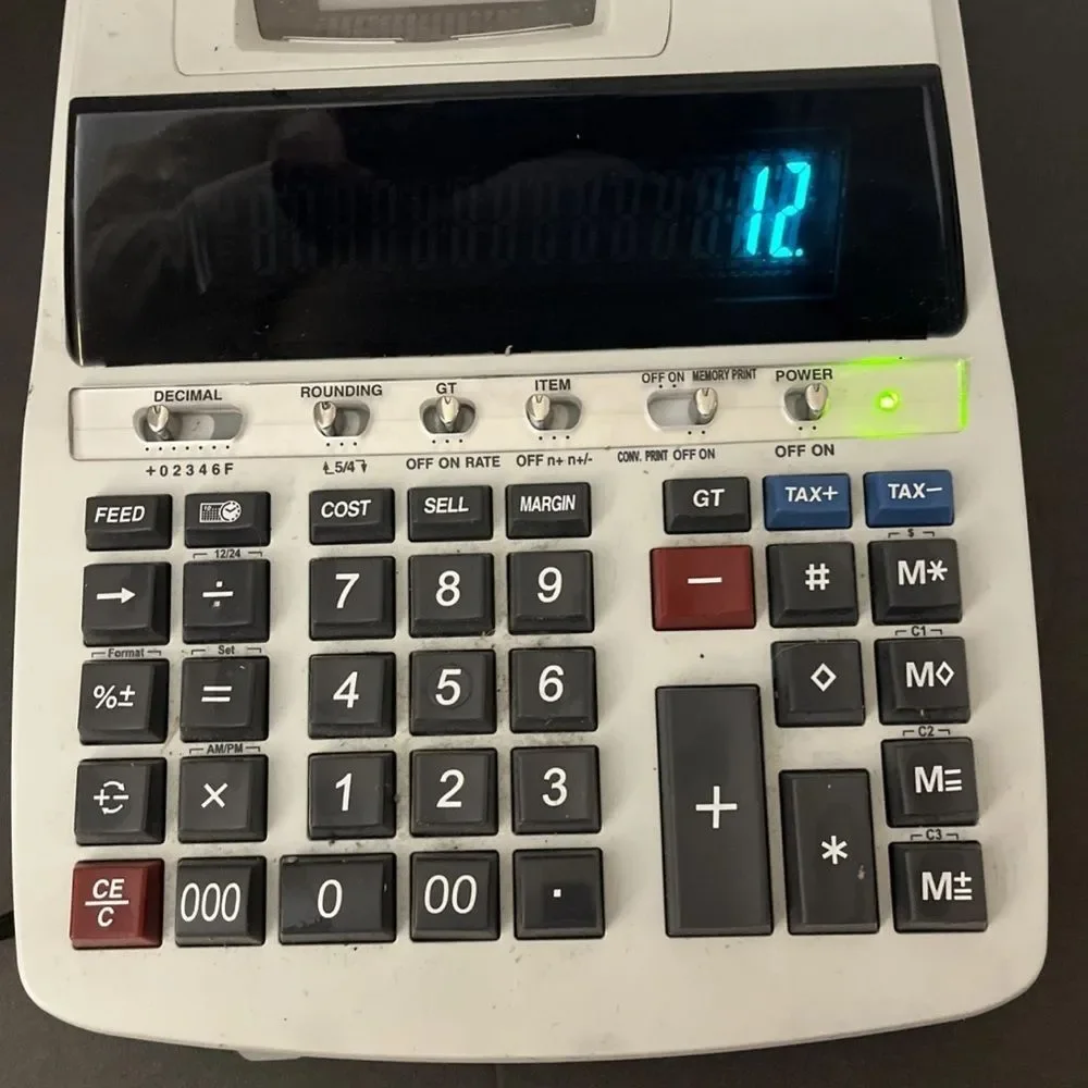 Canon MP49D Printing Calculator