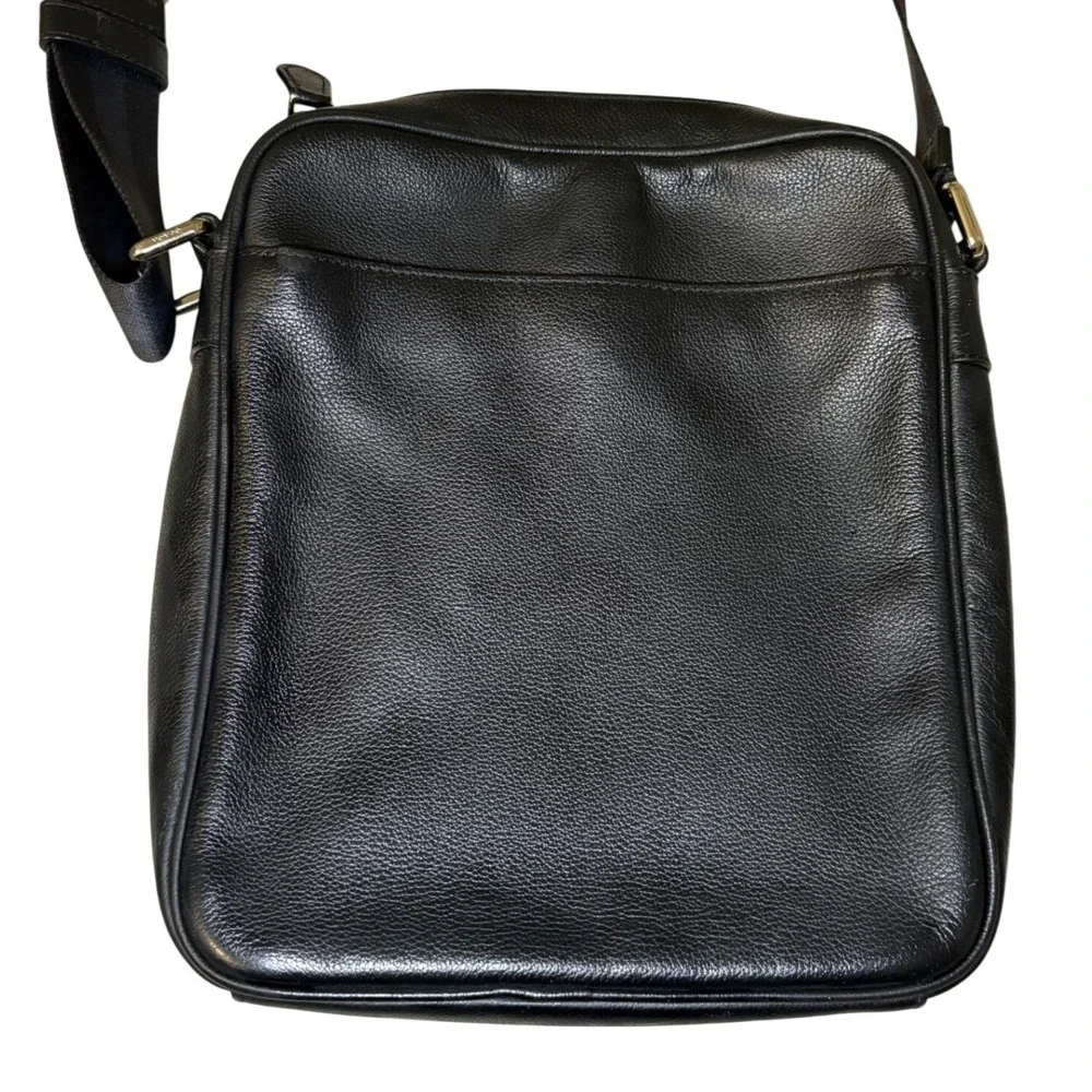 Coach black leather