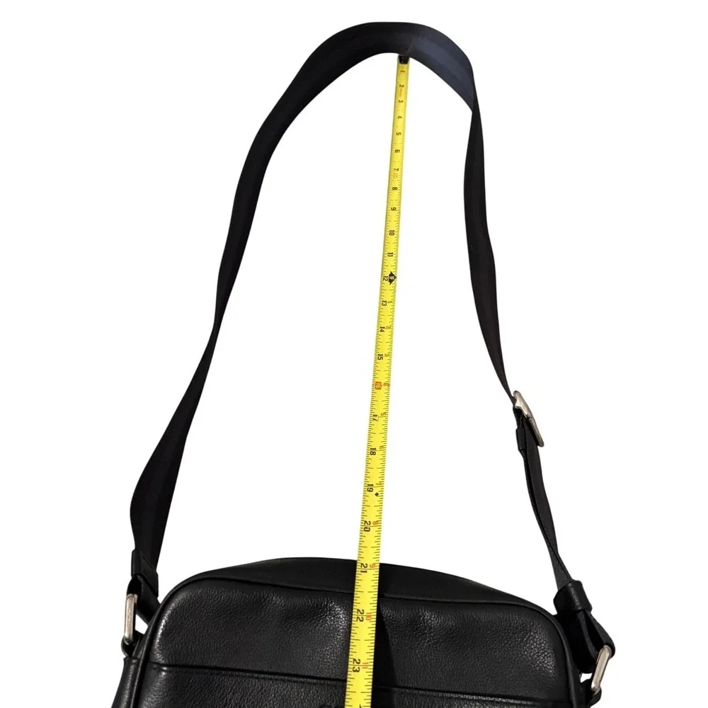 Coach black leather