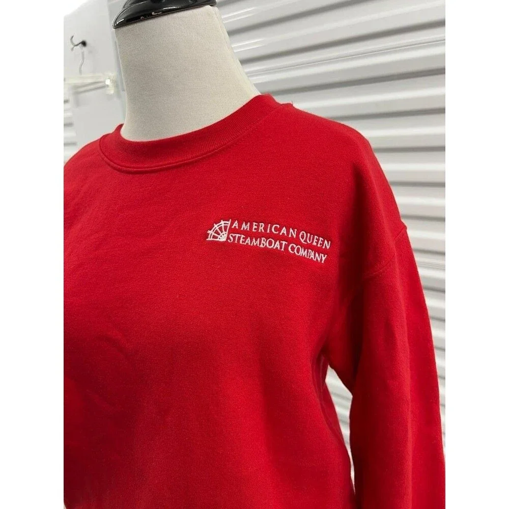 Gildan women red