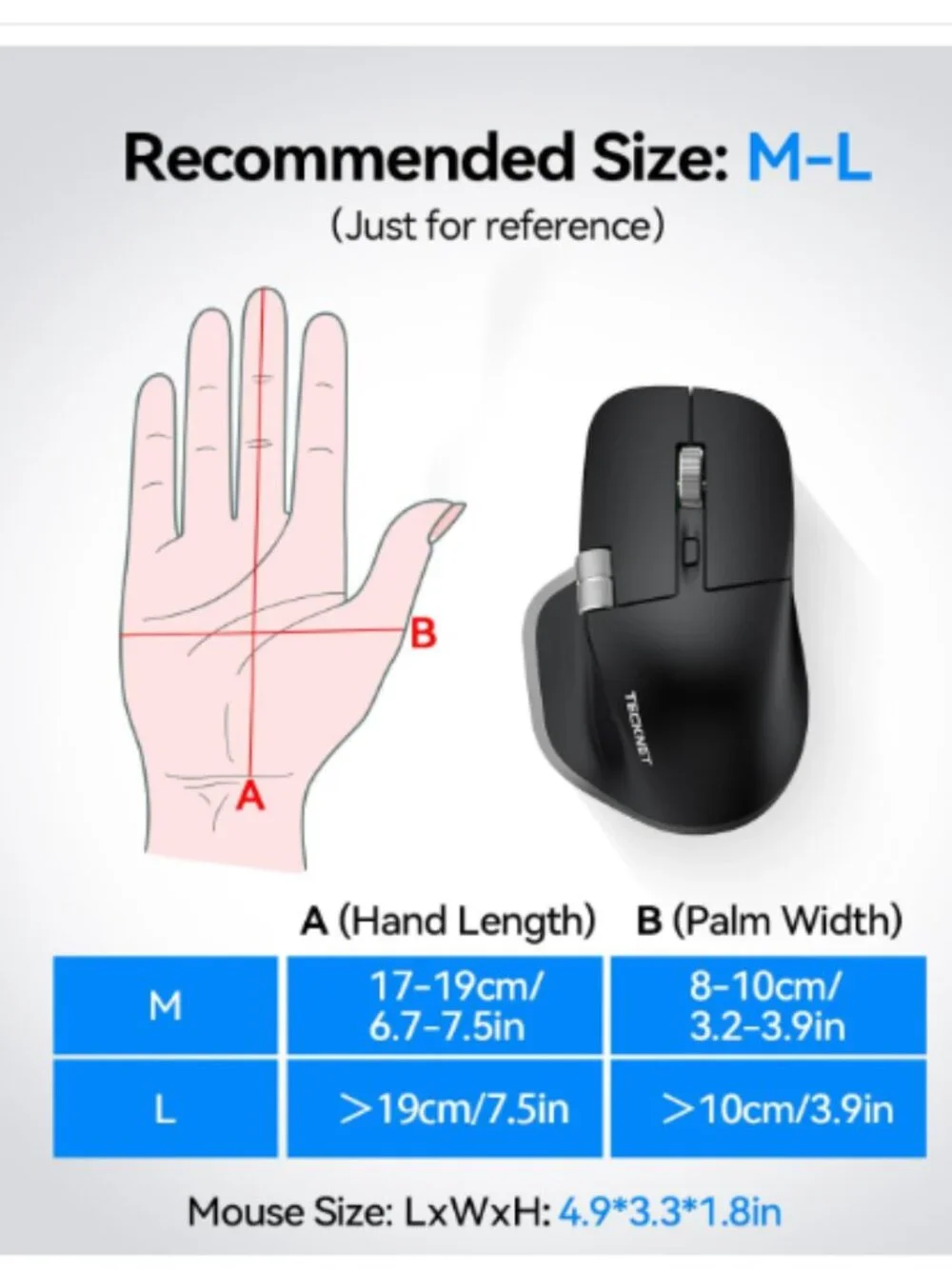TECKNET wireless mouse