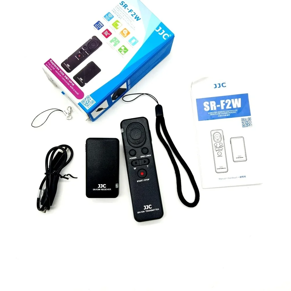 JJC Wireless Remote RMT-VP1K for Sony A7IV A9III FX30 A6400 AX43 HDR-CX900‎