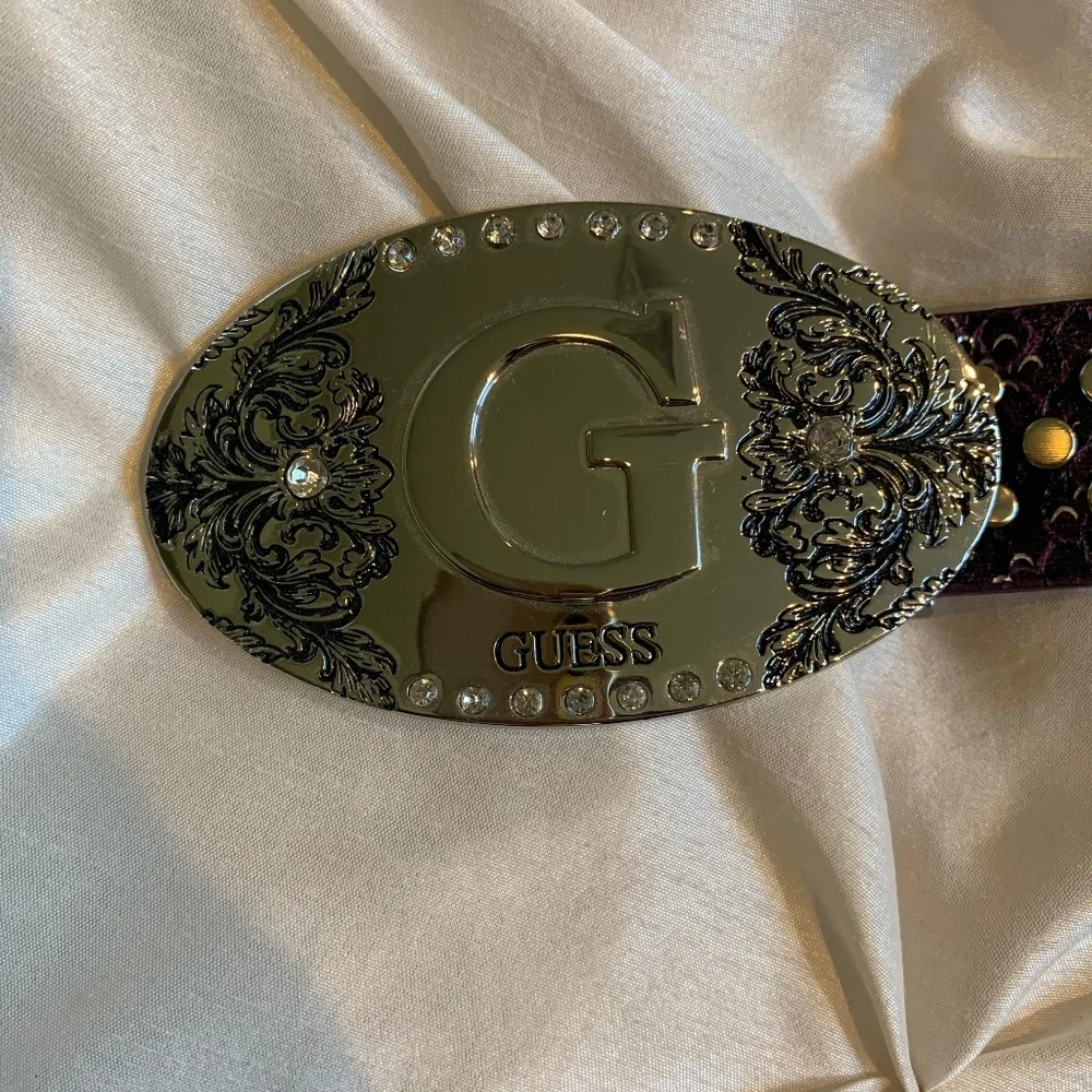 Guess purple silver
