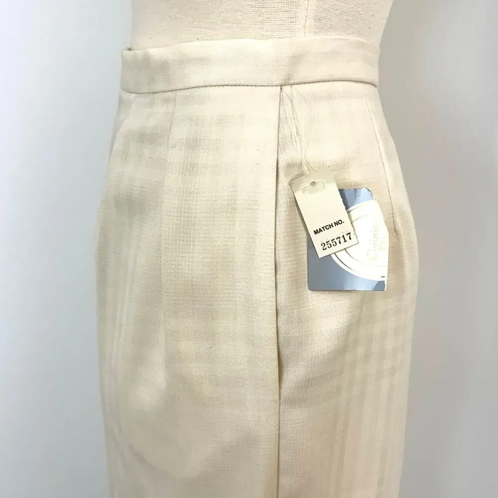 Dior more tagged pleated