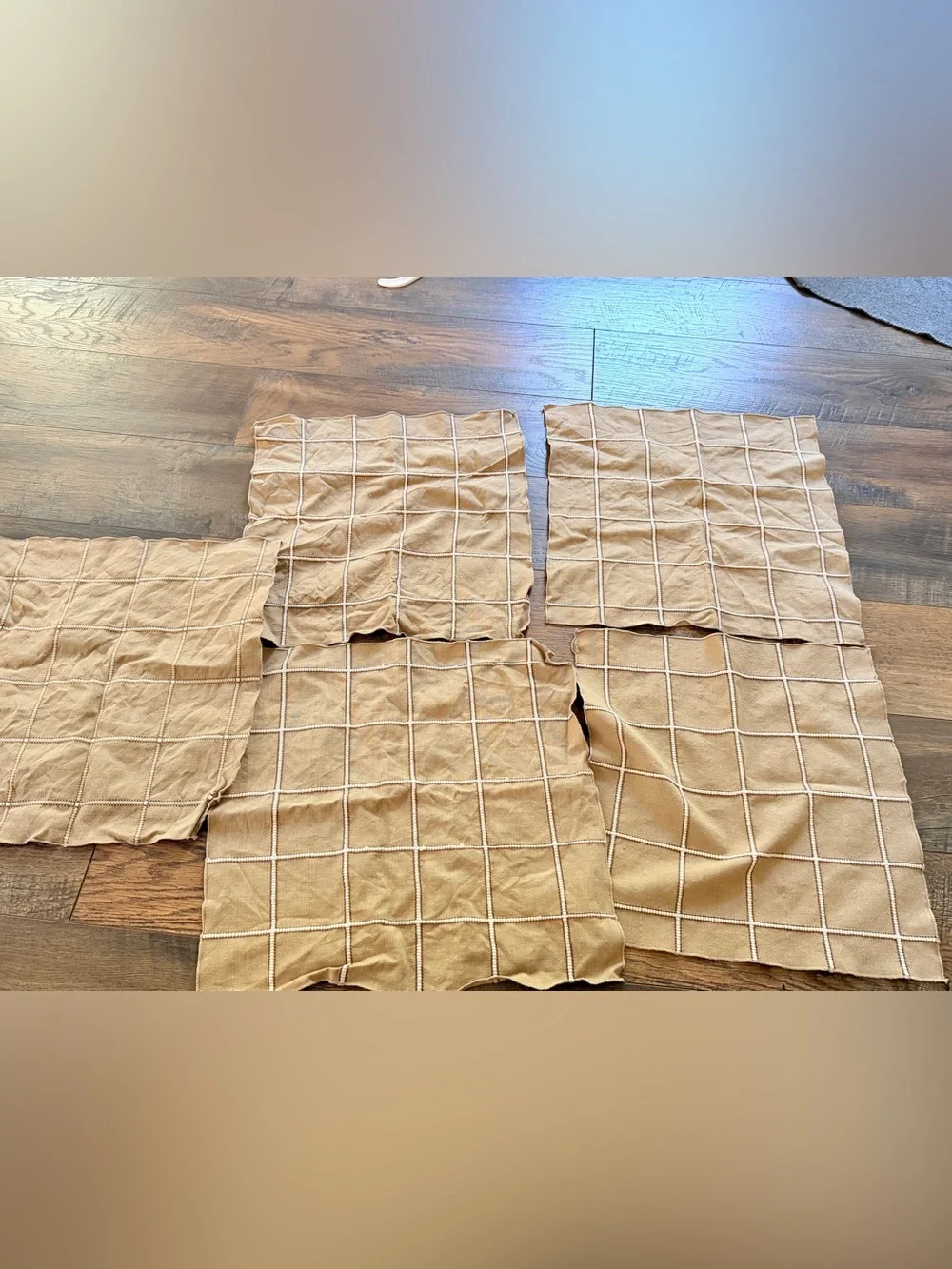 Vintage Cloth Cotton Napkins - Set of 5 - farmhouse cottagecore country