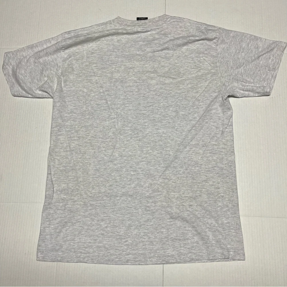 Vintage USA Olympics T-Shirt Men L Grey Short Sleeve Cotton Crew Neck JC Penny