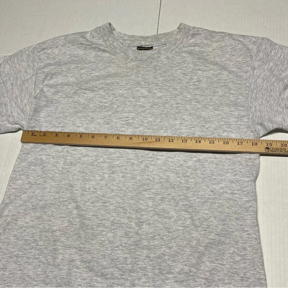 Vintage USA Olympics T-Shirt Men L Grey Short Sleeve Cotton Crew Neck JC Penny