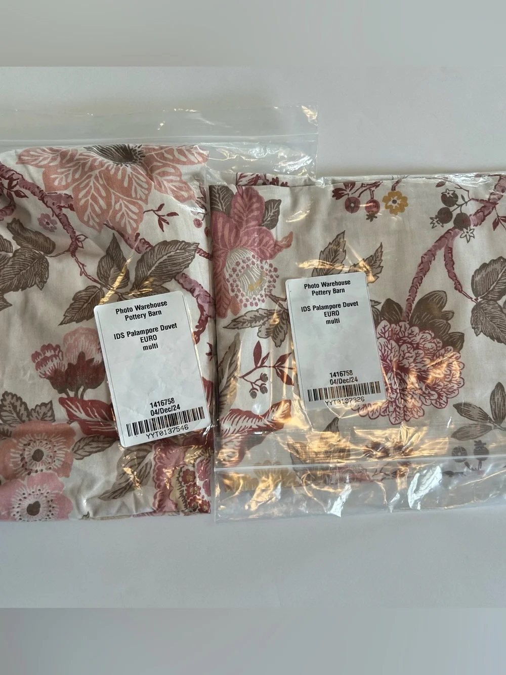 Set of 2 Pottery Barn Juliana Palampore Pillow Shams King OR Euro