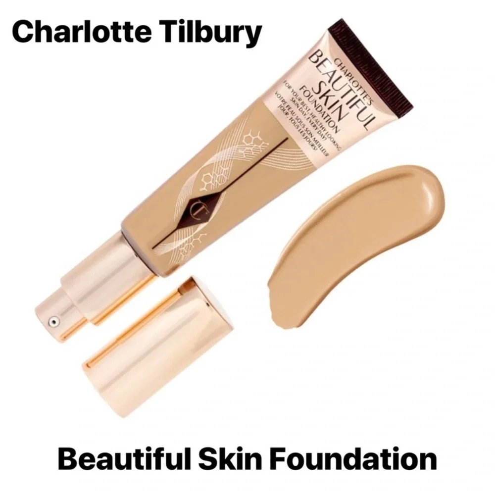 B19 CHARLOTTE TILBURY BEAUTIFUL SKIN FOUNDATION-10 WARM CHAUD NIB