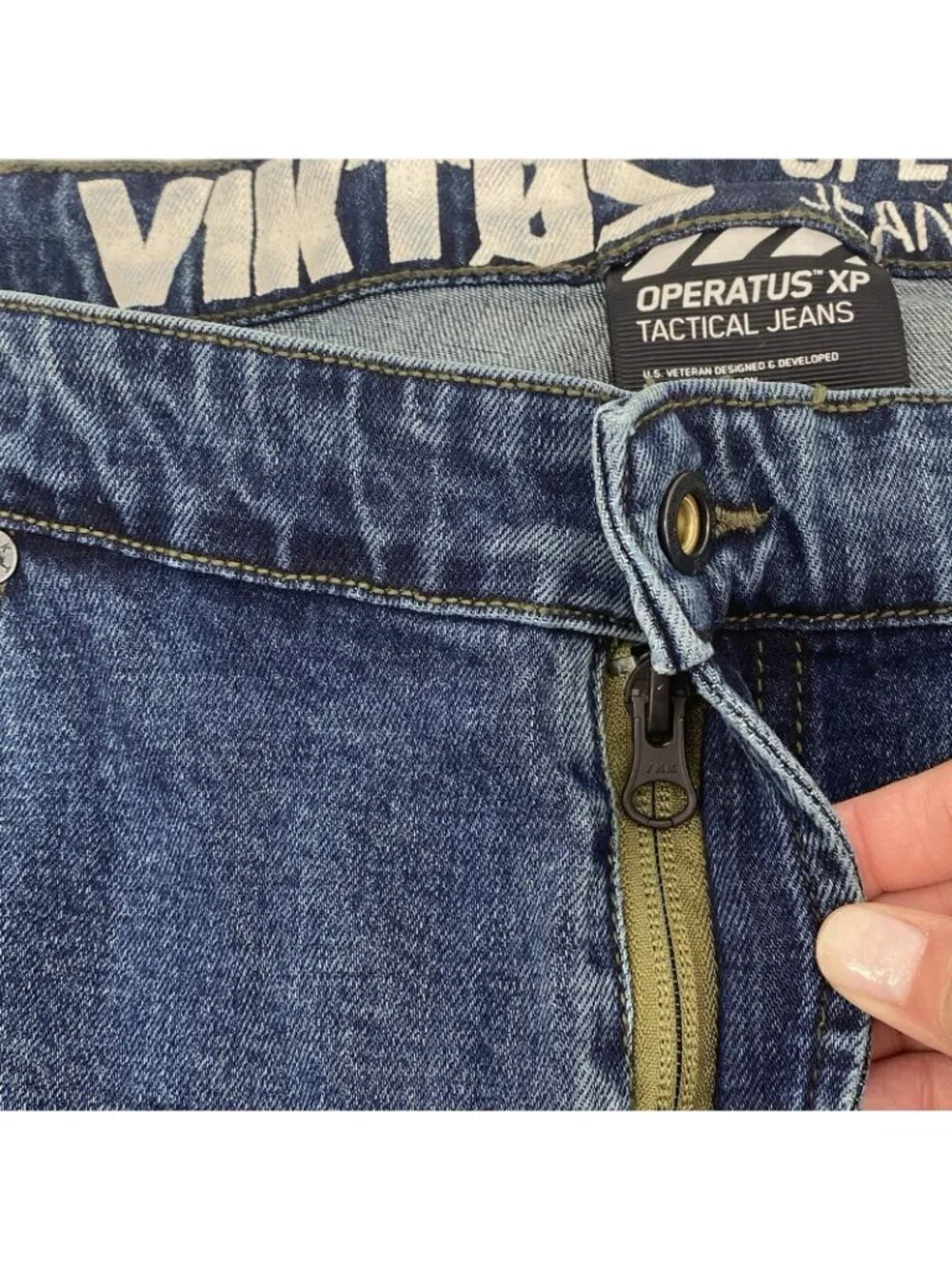 Viktos Jeans Mens 40x32 Operatus XP Tactical Blue Stretch Work Utility NEW