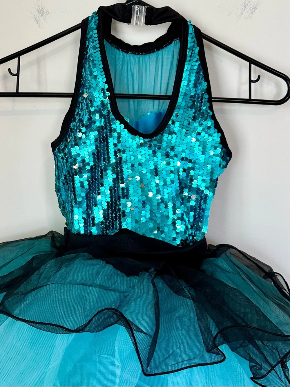 Gracie teal sequin