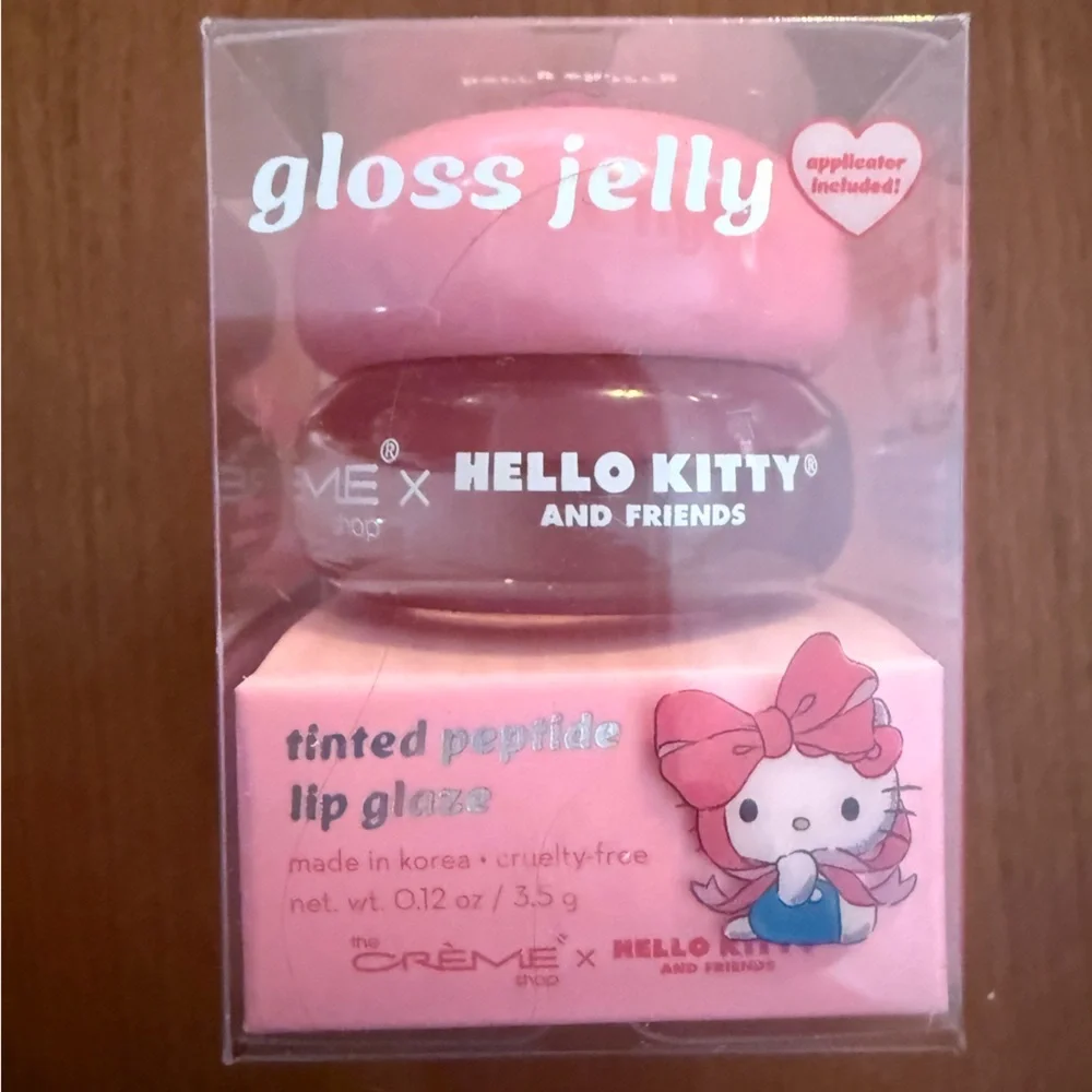❤️ 3/$25 THE CRÈME SHOP HELLO KITTY® TINTED PEPTIDE LIP BALM Berry Cherry