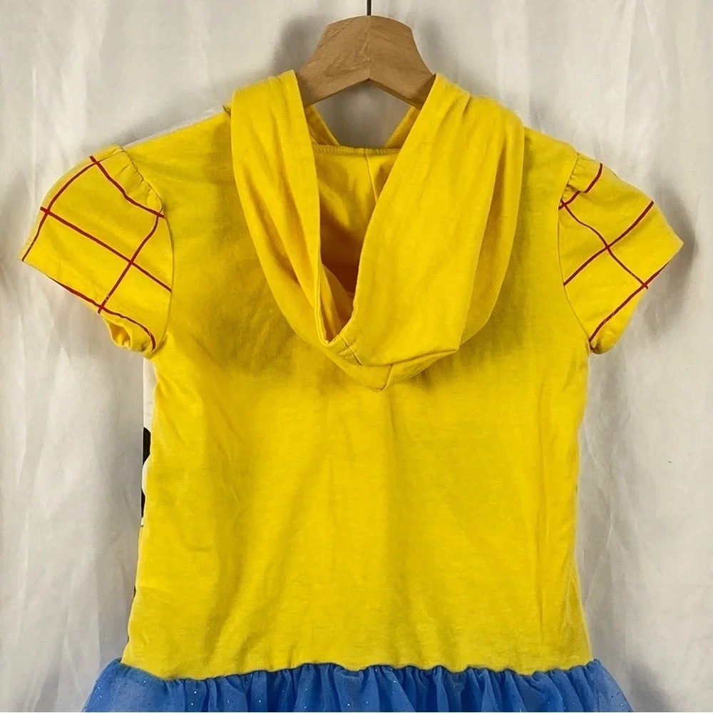 Disney Pixar Toy Story 6/6X Girl Yellow and Blue Sheriff Dress Costume