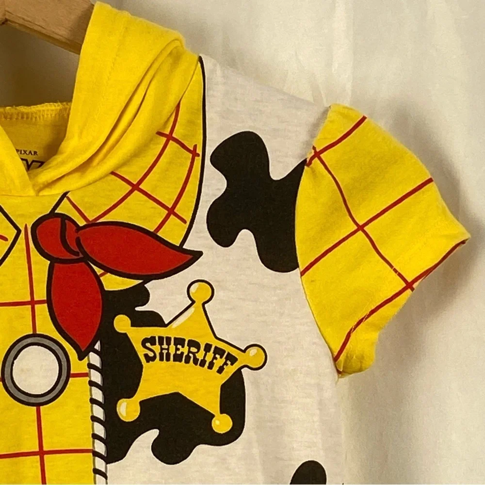 Disney Pixar Toy Story 6/6X Girl Yellow and Blue Sheriff Dress Costume
