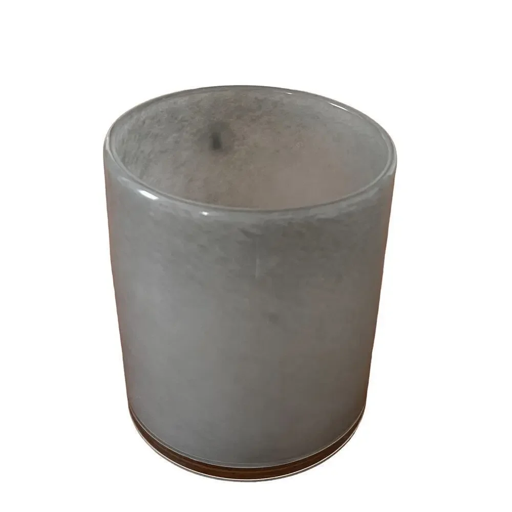 IKEA VINDSTILLA Gray Mouth-Blown Tealight Holder 4 ¼ 