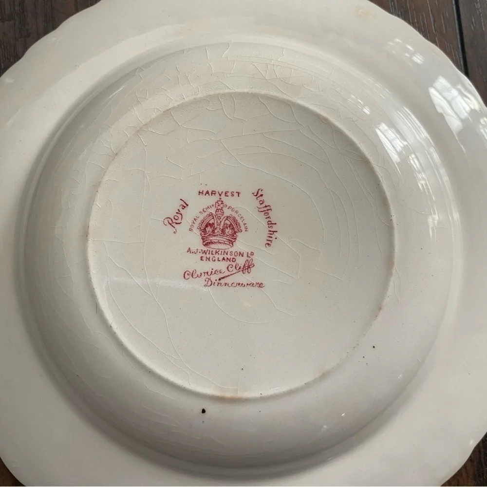 Royal Staffordshire Clarice Cliff Harvest 8