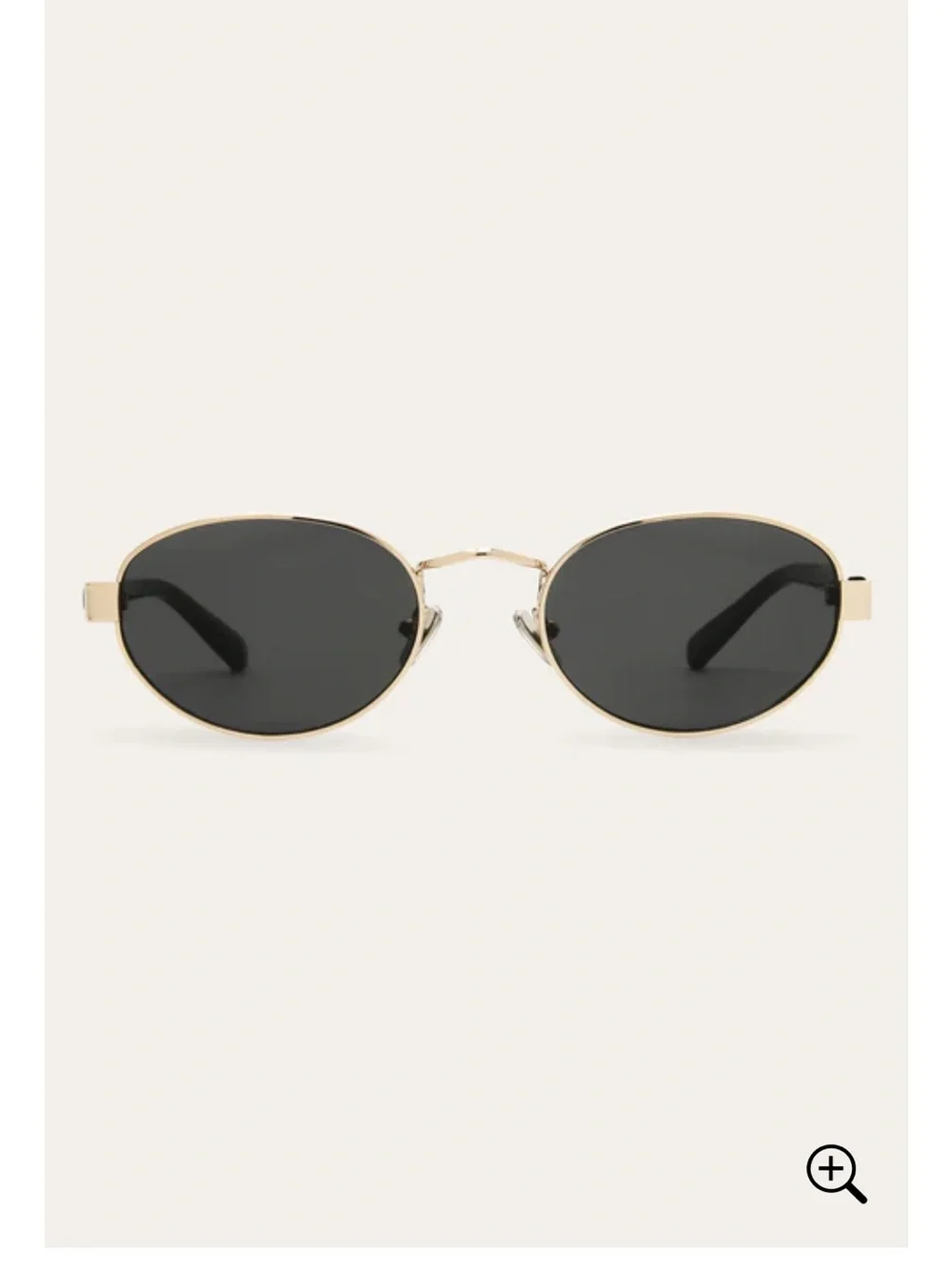 NWT FRYE Savannah Women’s Sunglasses in Olive Gold Slim Oval Metal Frame No Case