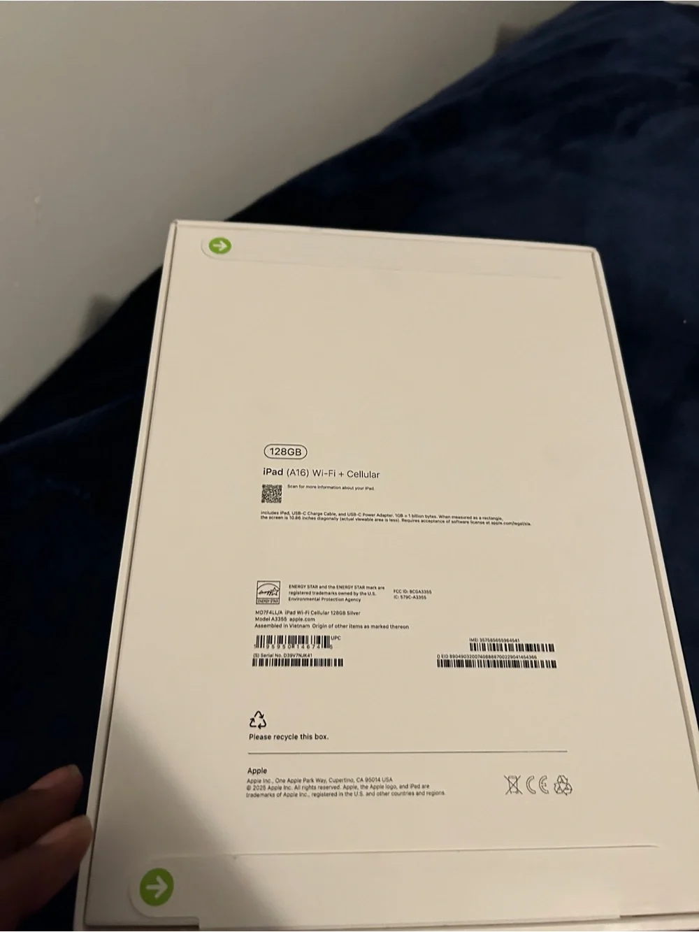 Apple tablet shown
