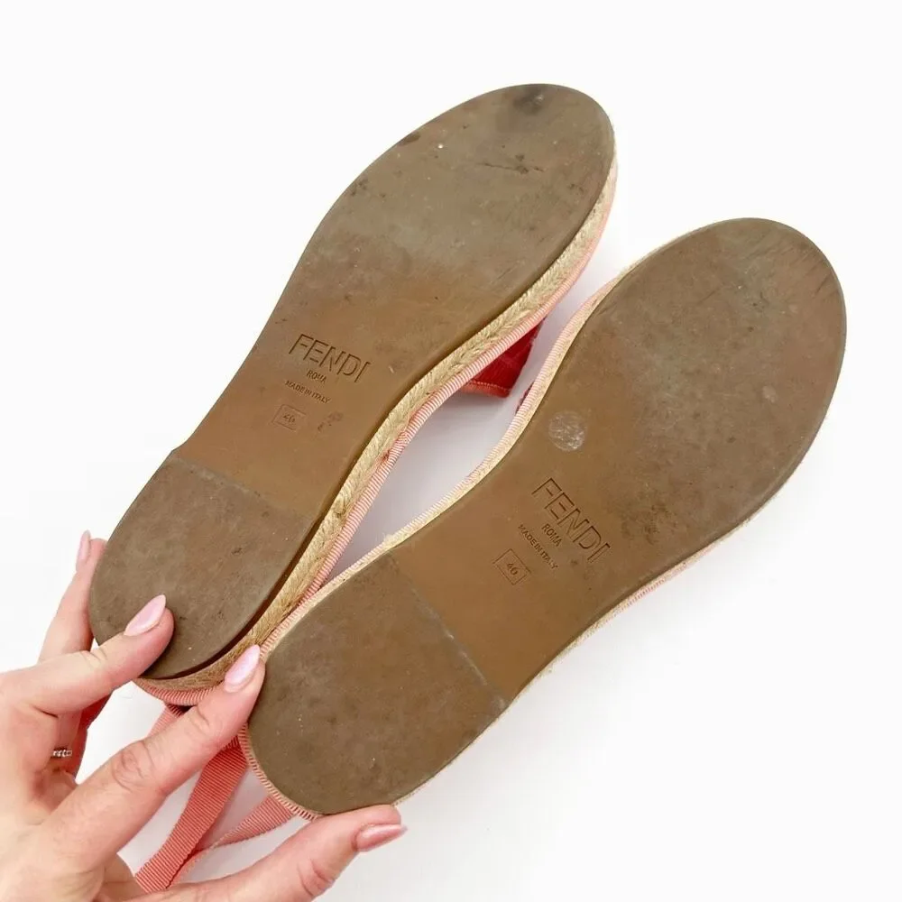 Fendi pink canvas