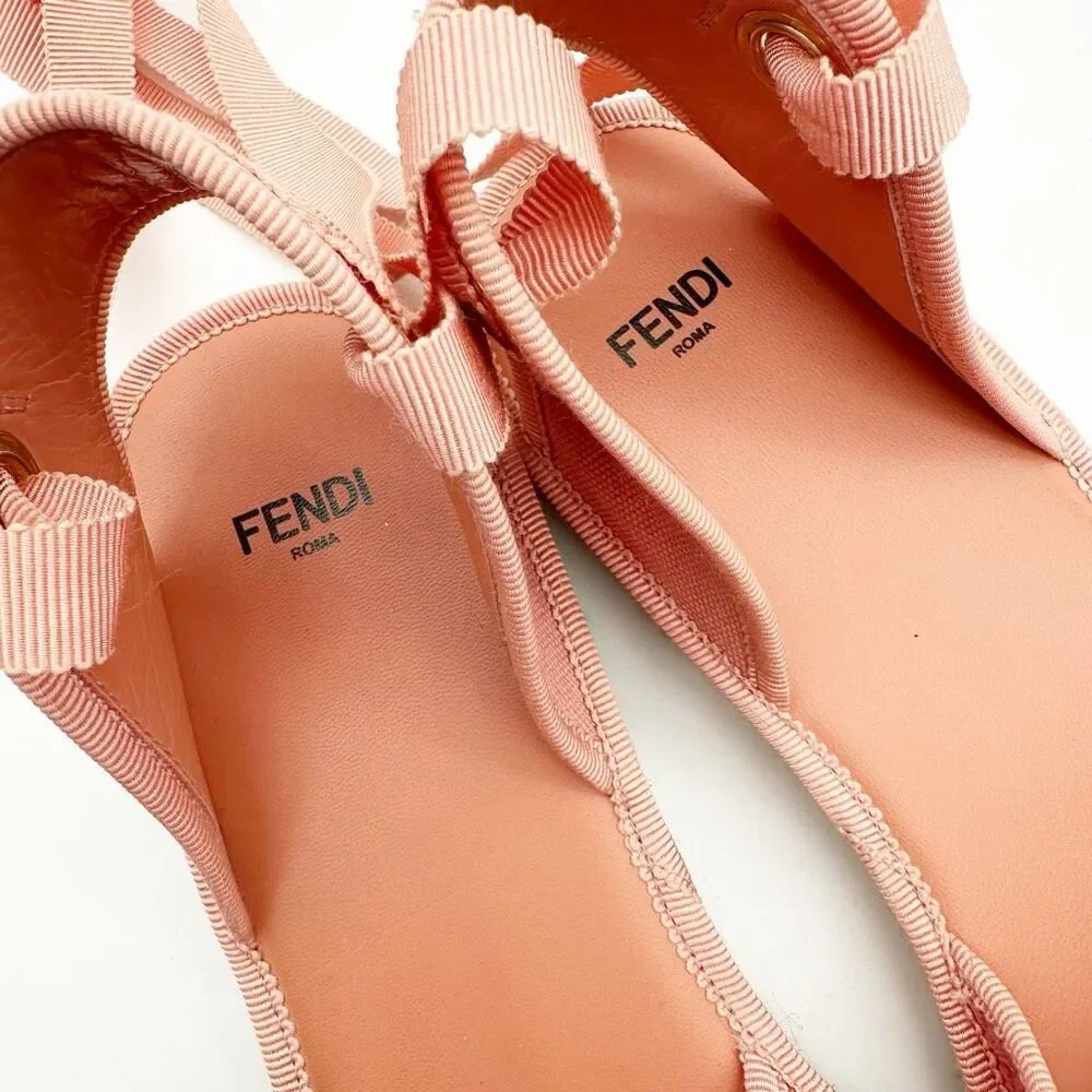 Fendi pink canvas