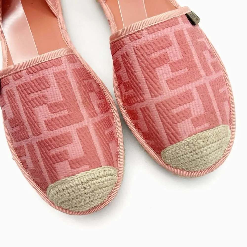Fendi pink canvas