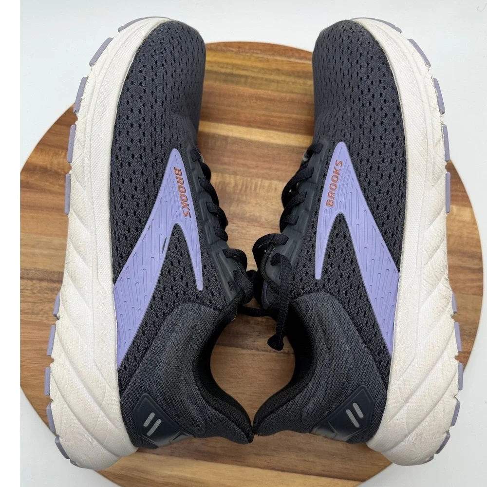 Brooks Anthem 6 Women's Size 8 Running Shoes Black Purple   0484