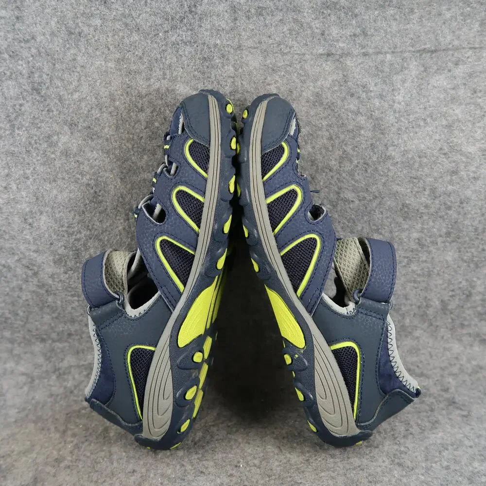 Merrell Shoes Kids 5 Sport Sandals Hydro Closed Toe Fisherman Casual Blue Green