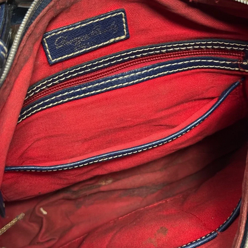 Dooney & Bourke Somerset Watercolor Floral Leather Hobo Bag Poppy Flower‎ AWL