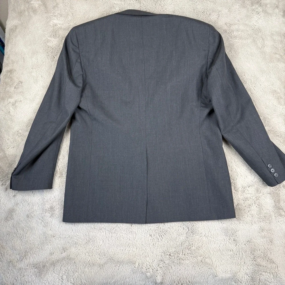 Christian Dior Monsieur Gray‎ Blazer Two Button Wool Blend Jacket Size 44R Vtg