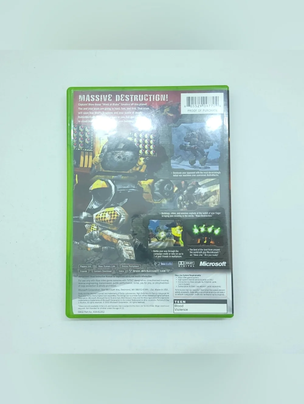 Microsoft mech assault