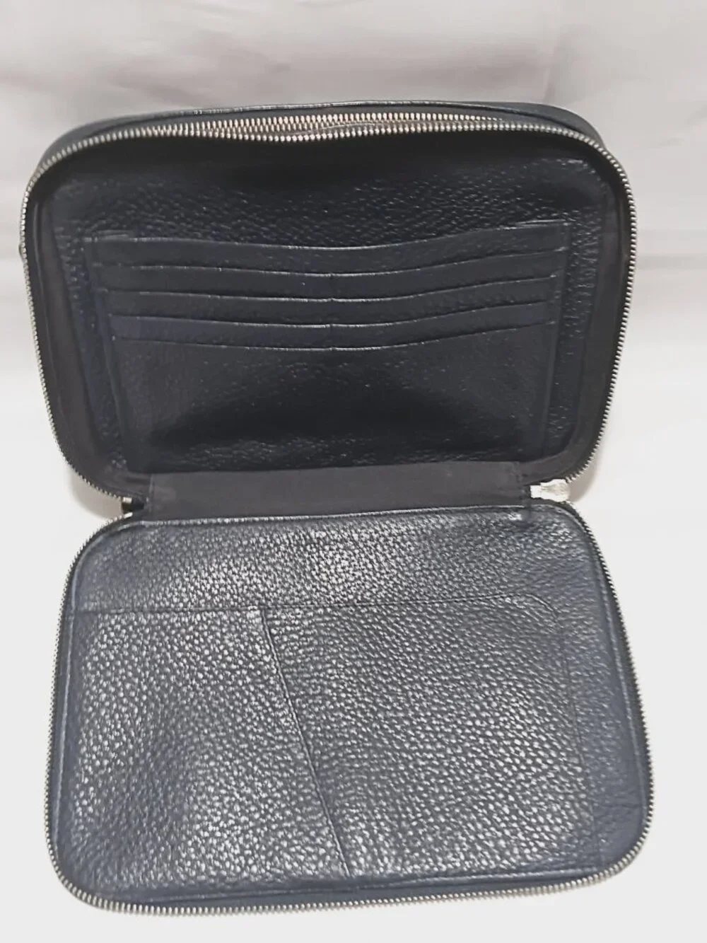 Bally Navy Leather Men’s Business Organizer/Attache/Travel Top-Handle Bag, LNC 💙