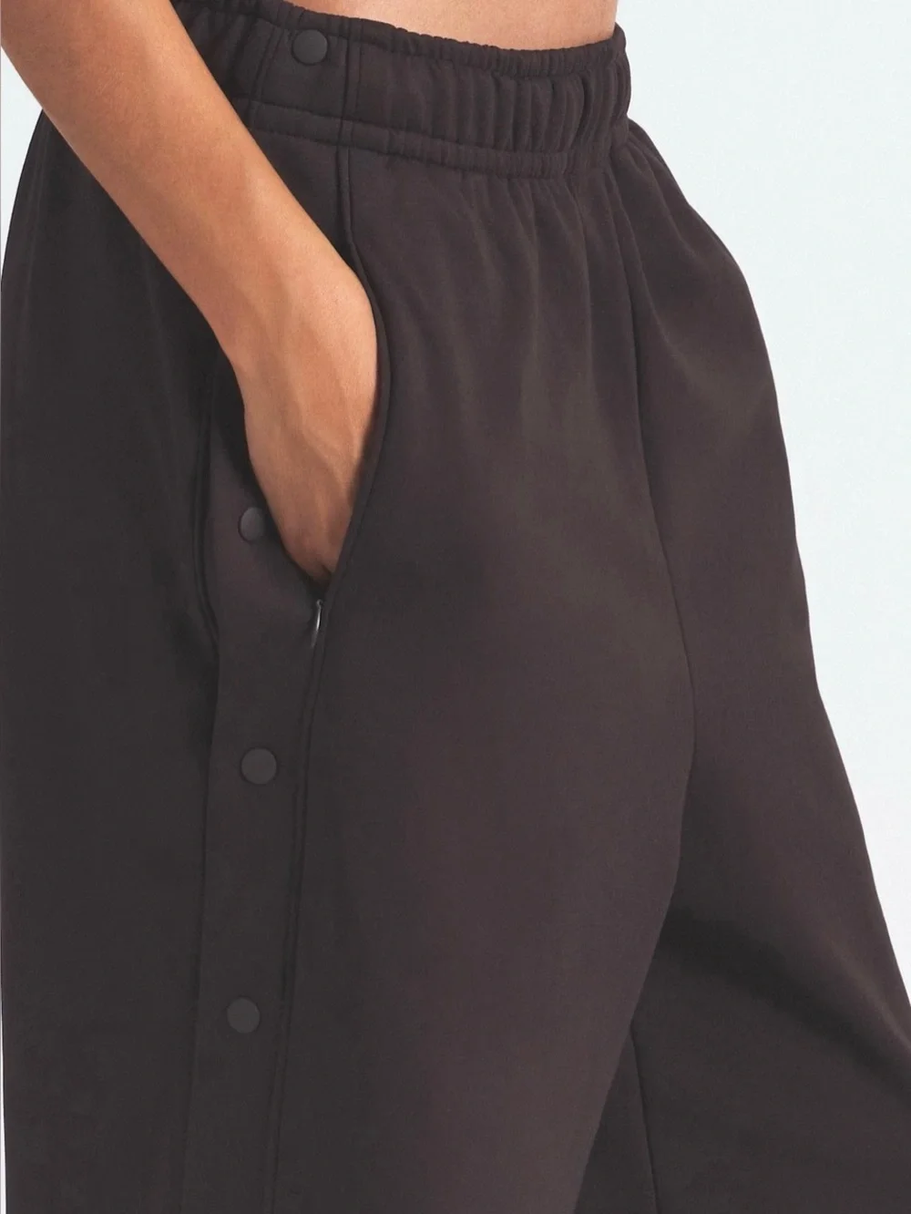 NikeSKIMS Matte Tricot Side-Snap Pants Size Small