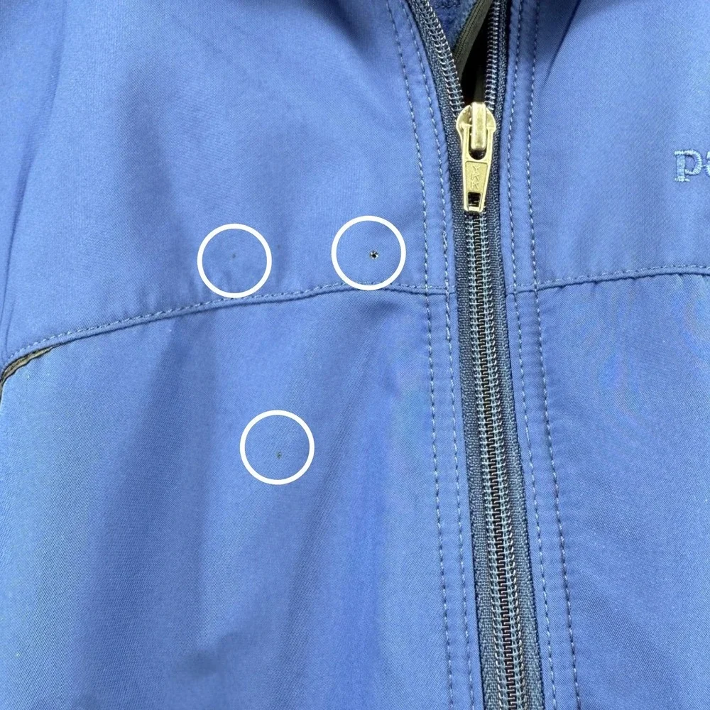 Vintage Patagonia Integral Jacket Full Zip Blue‎ Men L Lightweight Windbreaker