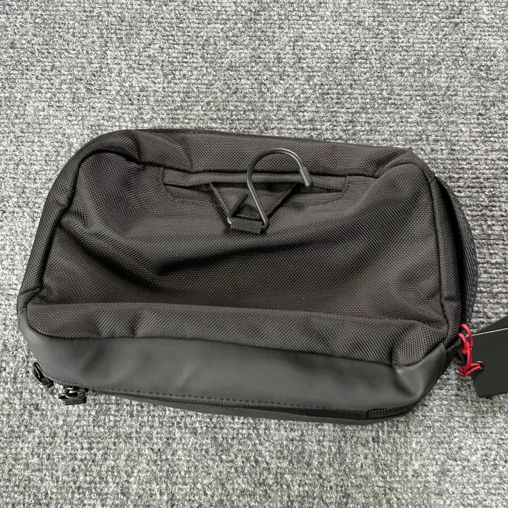 Tumi Travel Kit Alpha Bravo Response Black Ballistic Nylon Hanging Toiletry Bag