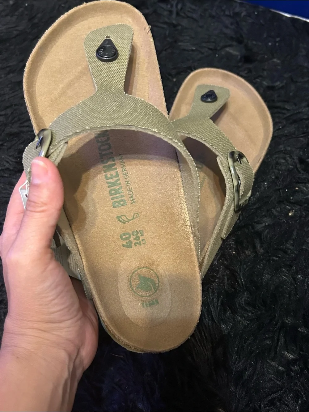 Birkenstock khaki follow