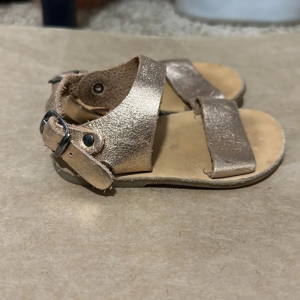 Zara metallic strap