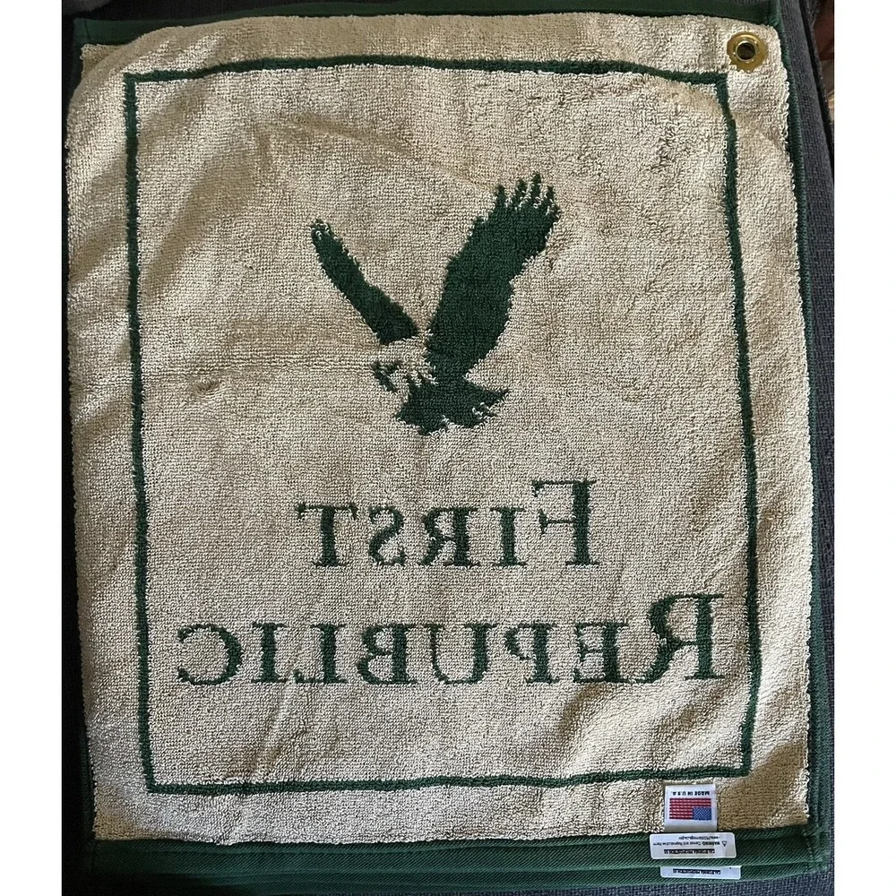First Republic Bank Green Golf Towel Swag 19