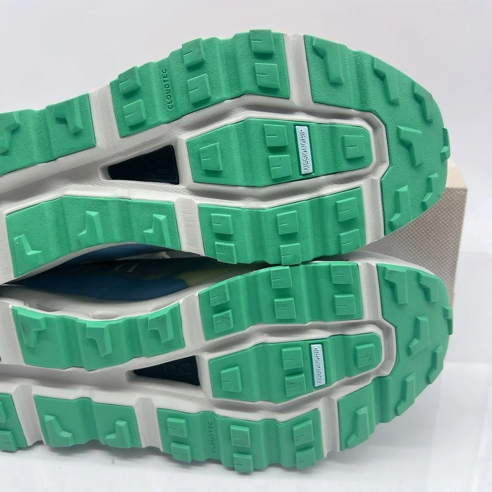 On Cloudvista Men's Running Shoes Athletic Sneakers Blue Green Lace Up Sz US 13