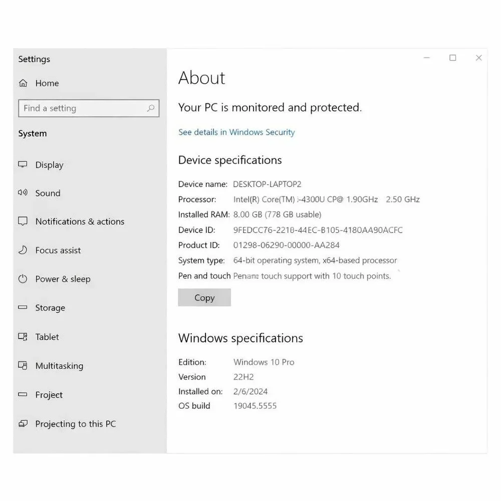 Microsoft preowned surface