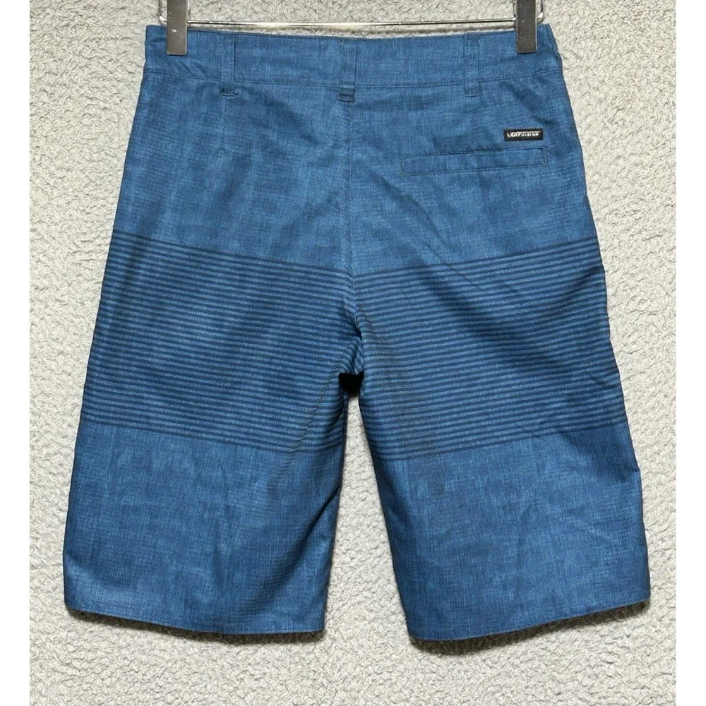 Vans Vanphibian Boardshorts Boys Size 12 Blue Skateboard Skater Swimwear Youth