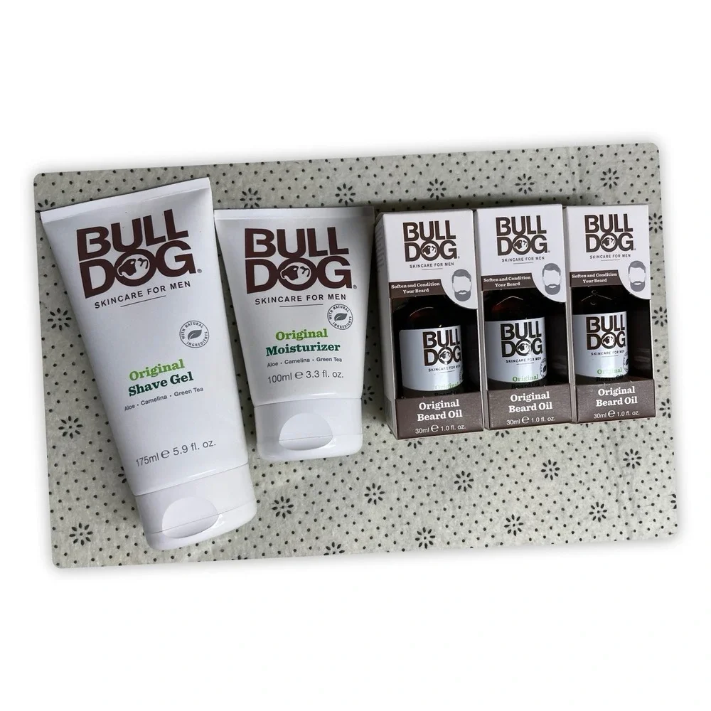 Bull‎ Dog Men Skincare & Beard- Care Bundle, 5 Items