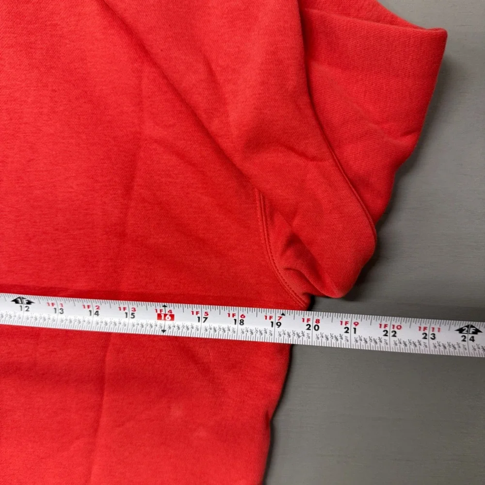 Jordan Crewneck Sweatshirt Red Jumpman Logo Fleece Pullover XS