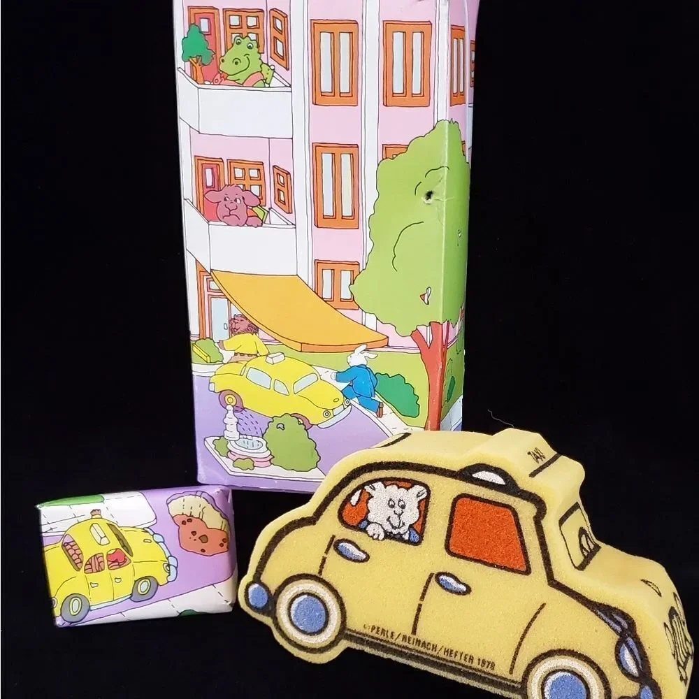 Vintage Avon Yakety Yak Taxi Sponge and Soap