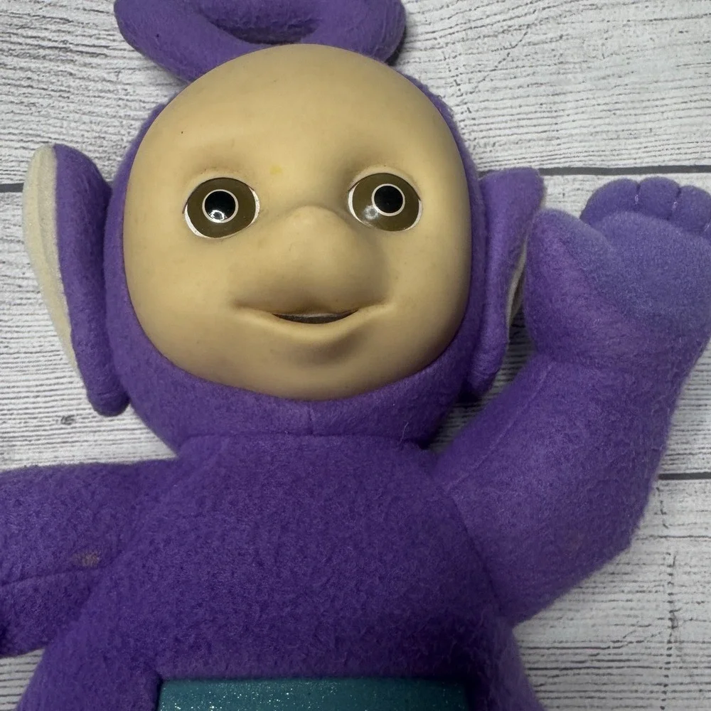 Teletubbies Talking Laa Laa Tinky Winky Lot Of 3 Yellow Purple Vintage 1998‎