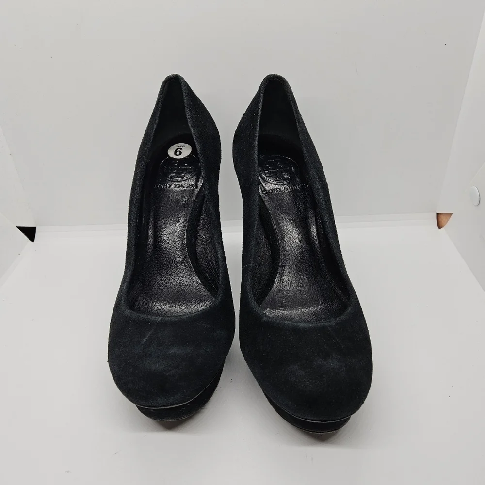 Tory Burch black suede