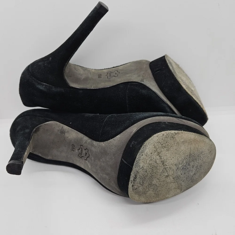 Tory Burch black suede