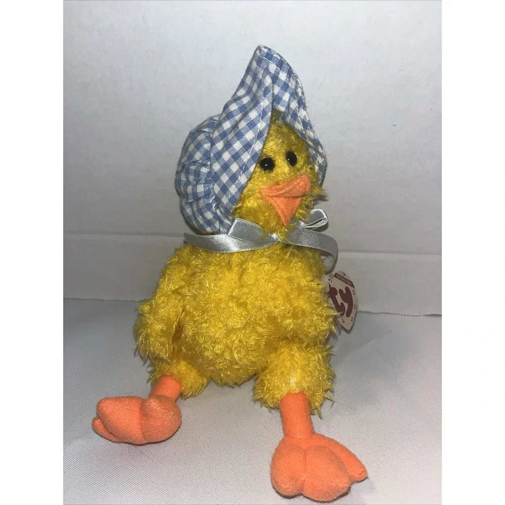 1993 RETIRED TY BEANIE BABY TY ATTIC TREASURES~BONNIE EASTER CHICK BIRD 8