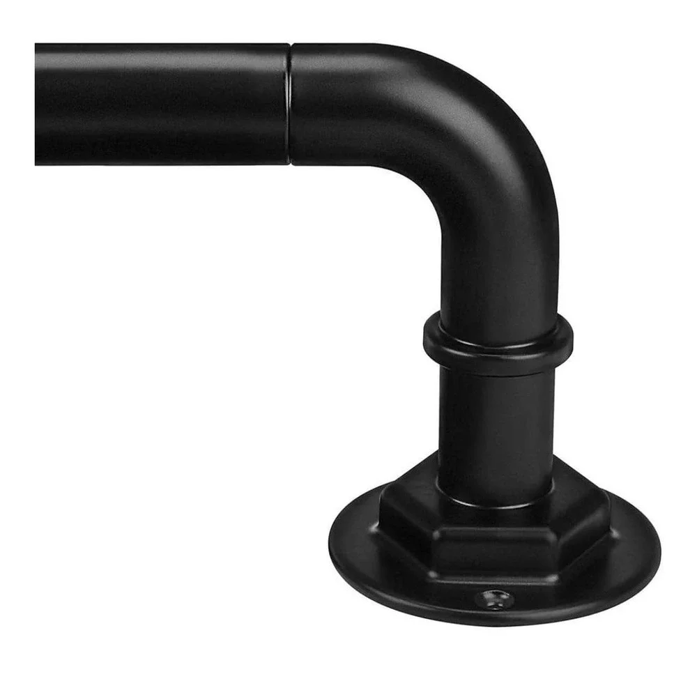 Byondeth Industrial Blackout Curtain Rod, Adjustable 16-144