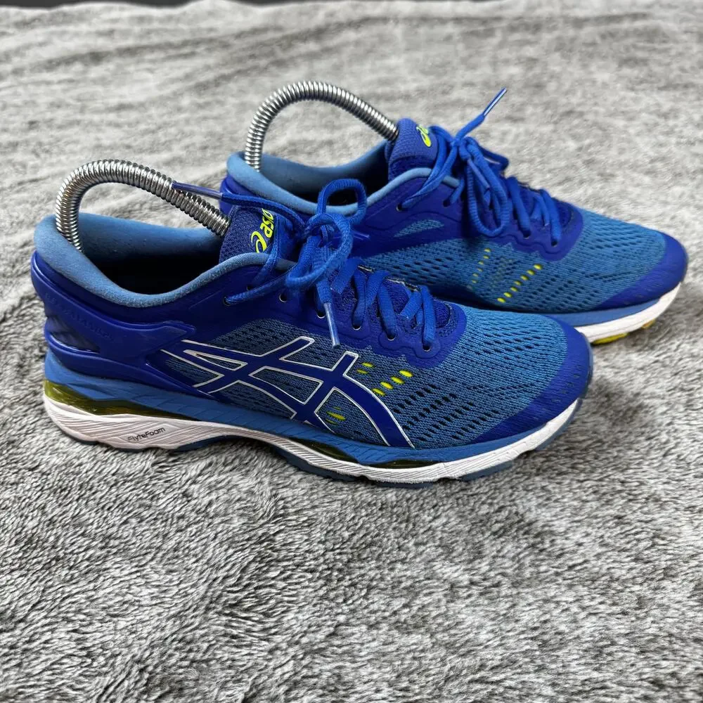 Asics Womens Gel Kayano 24 Blue Running Shoes Women's 7.5