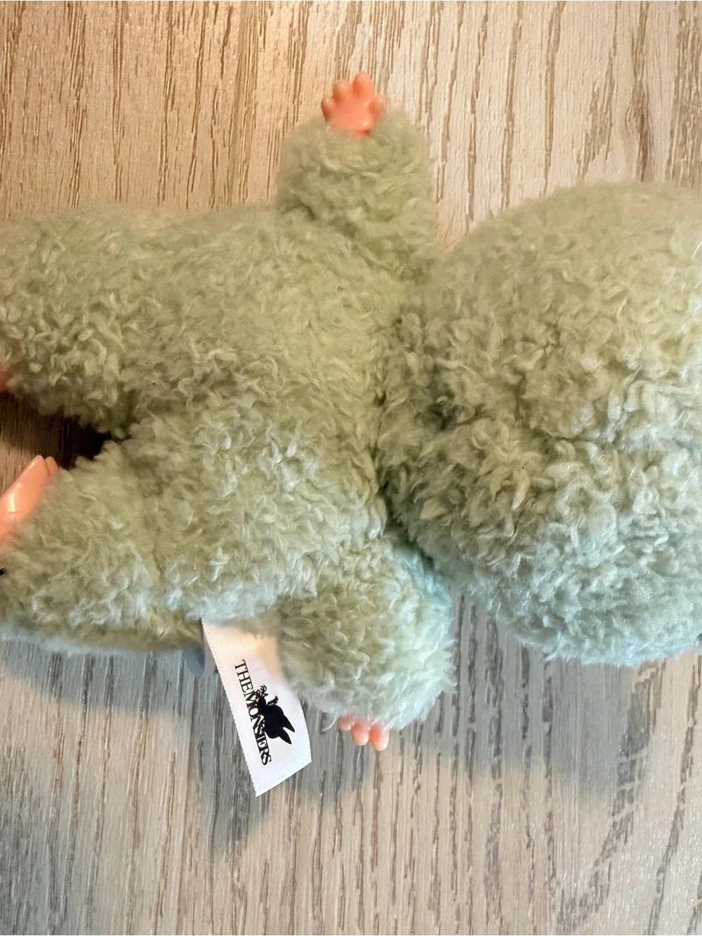 Pop Mart Labubu The Monsters keychain in Green Grape